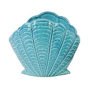 Urban Trends Collection 12605 Ceramic Clam Figurine Gloss - Turquoise