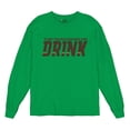 thumbnail image 5 of This Team Makes Me Drink Long Sleeve T-shirt Cleveland Football Fan Tailgating, 5 of 7