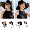thumbnail image 3 of Pare-soleil Réglable Protection Large Bord Chapeau de Soleil Chapeau Vide pour les Femmes, 3 of 10