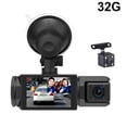 thumbnail image 1 of 360 Degree View 3 Channel Dash Cam, 1080P Video Recording Wireless Dash Cams with Night Vision, Loop Recording, Motion Detection Monitor for Cars and Trucks, 1 of 7