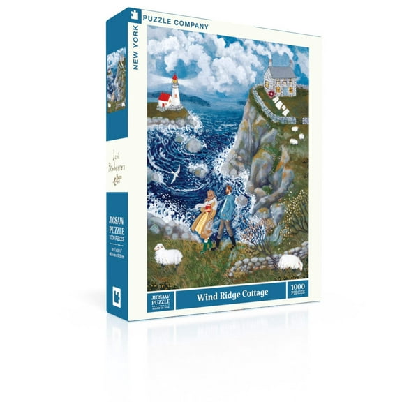 New York Puzzle Company Wind Ridge Cottage 1000 Piece Jigsaw Puzzle