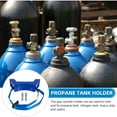 ITSELFER 1 Set Propane Tank Holder Gas Cylinder Bracket Heavy Duty