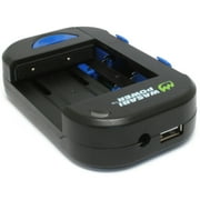 Wasabi Power Universal Camera Battery Charger Compatible with AA, AAA, Canon, Contour, Fujifilm, GoPro, JVC, Leica, Nikon, Olympus, Panasonic, Pentax, Ricoh, Samsung, Sony and more