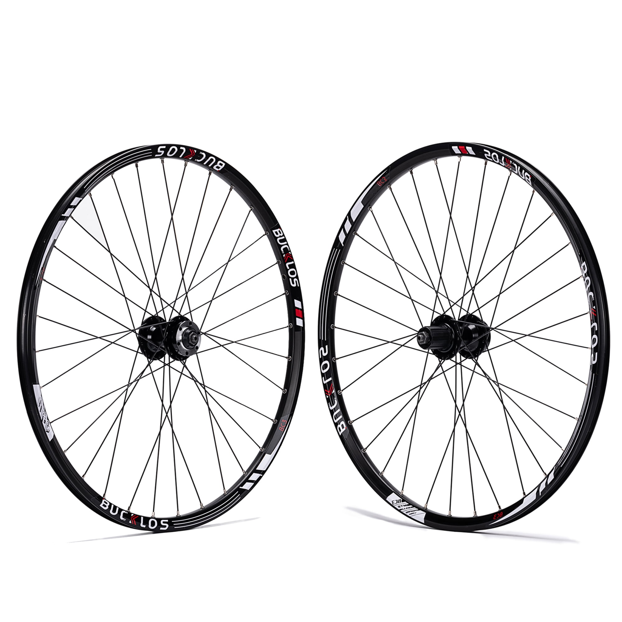 26'' x1.5  alloy Mountain Bike wheelset Rims Q/R 6-Bolt Disc 8/9 speed Red Hub 