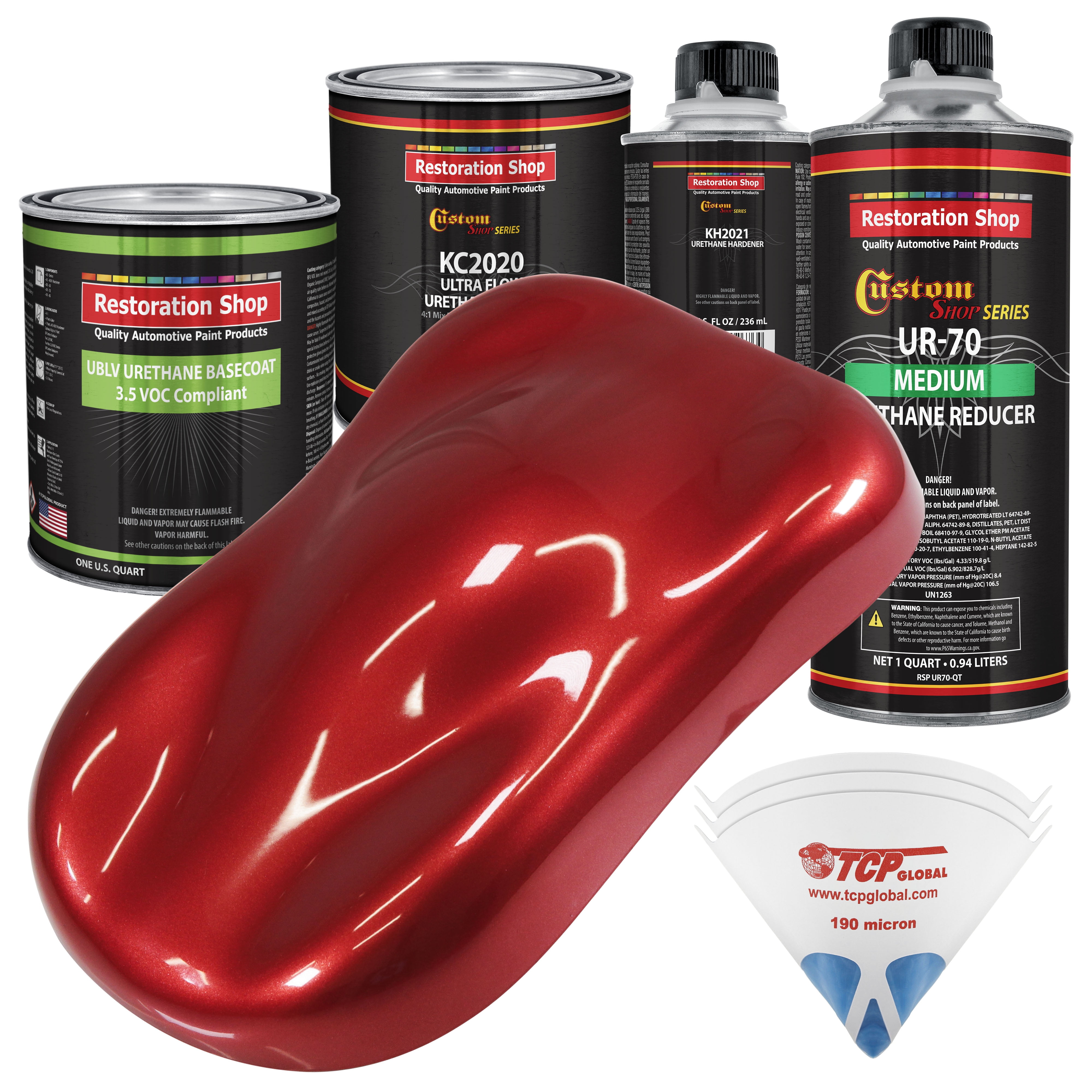 Firethorn Red Pearl Prem Quart Kit Low VOC URETHANE BASECOAT Car Auto