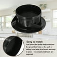 thumbnail image 6 of Uxcell Round Air Vent Cover Soffit Vents ABS Ceiling Vent Covers Air Vent Louver for Living Room Greenhouse 5 Inch, 6 of 7