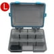 thumbnail image 1 of Caja de pesca portátil impermeable cebo señuelo gancho caja herramienta de pesca (trompeta azul), 1 of 4