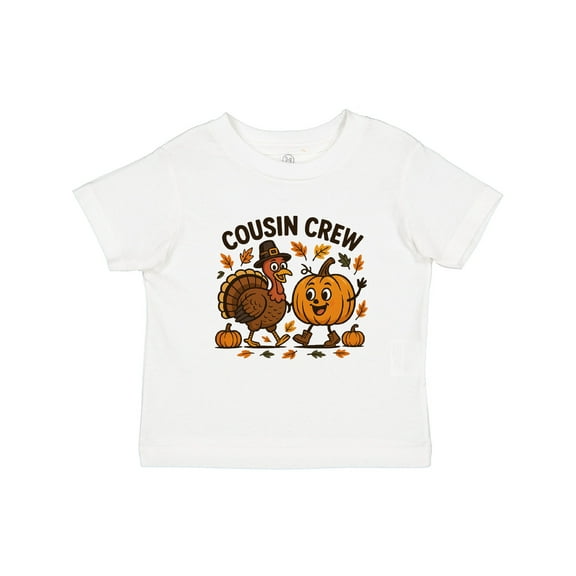 Inktastic Thanksgiving Cousin Crew Boys or Girls Toddler T-Shirt