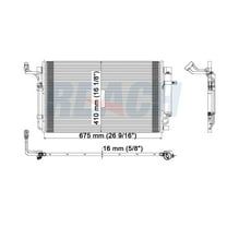 REACH 31-3639 Condenser for Nissan Altima 07-12