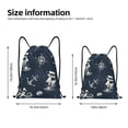 thumbnail image 4 of Bingfone Vintage Marine Drawstrings Backpacks Bags For Men Women Gym Drawstrings Bag, 4 of 9