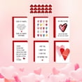 thumbnail image 4 of 12 tarjetas del día de San Valentín, tarjeta de cumpleaños de aniversario, tarjetas de notas en con corazón, tarjetas de felicitación del día, 4 of 6