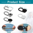 thumbnail image 2 of 20Pcs Shirt Collar Button Extender: Neck Button Extender for Mens Dress Shirt - Comfortable Tie Collar Expander, 2 of 5