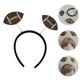 thumbnail image 5 of 2 diademas con purpurina para eventos deportivos, diadema para fiestas deportivas, aro para la cabeza para juegos deportivos, 5 of 7