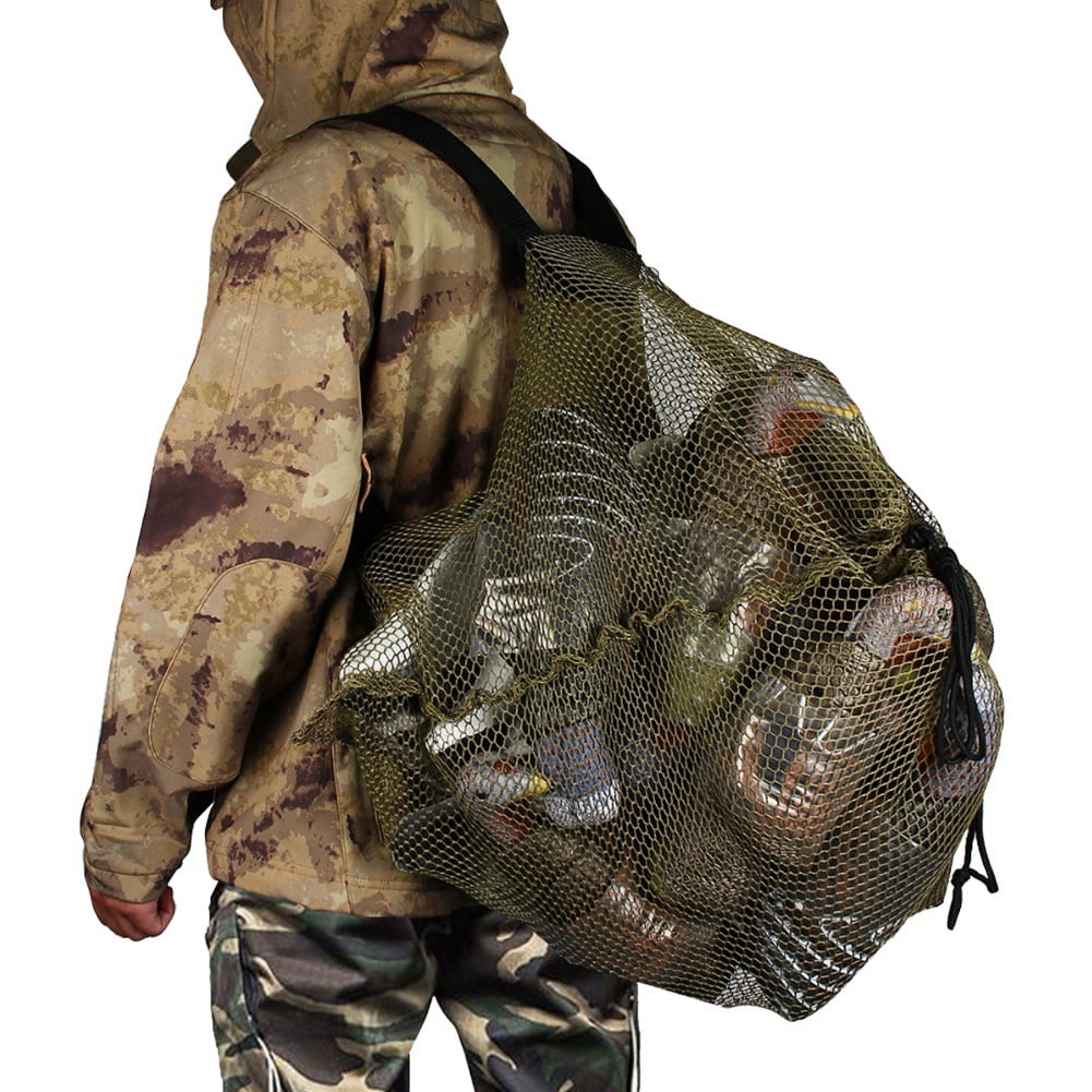 1x Mesh Decoy Bag Wildfowl Decoy Bag Shooting Pigeon Duck Storage Bag 