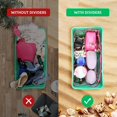 thumbnail image 5 of Clear Beach Bag Organizer, Accessories for Bogg Bag Waterproof Insert Divider Pouch PVC Storage Bag, Suitable for BOGG BAG Organizing Your Bag and Divide Space, Transparent & Pink (X-Large), 5 of 6