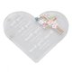 thumbnail image 2 of Adorno de corazón de acrílico transparente con versículo bíblico inspirador religioso, decoración de escritorio para mujer, para oficina y dormitorio., 2 of 14