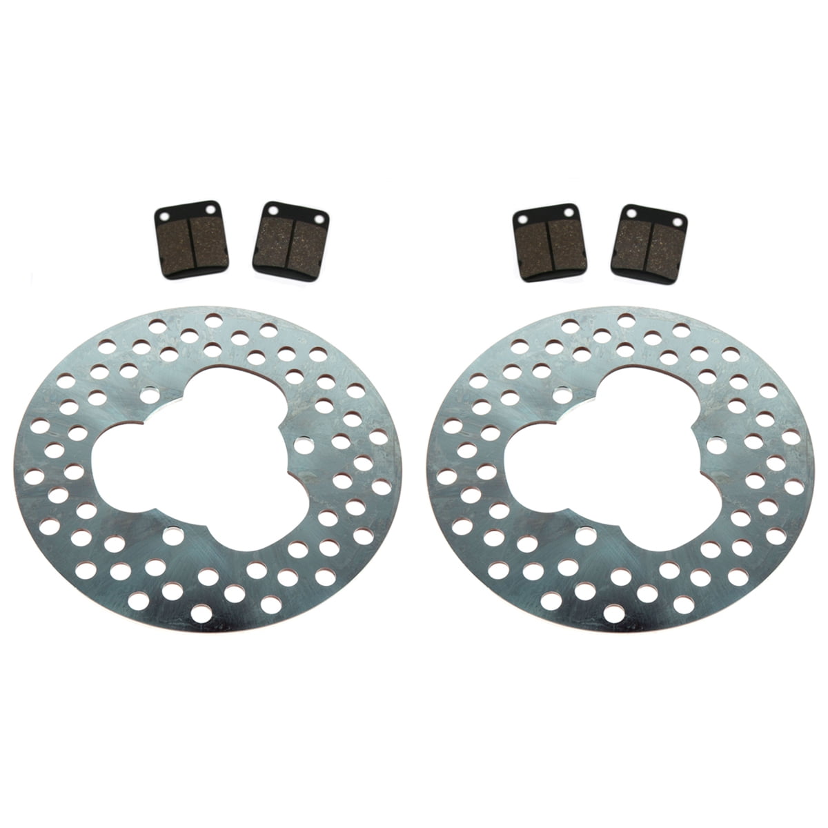 1998 1999 2000 Kawasaki KVF 400 Prairie 4X4 Front Brake Pads /& Rear Brake Shoes