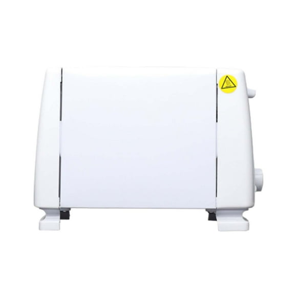 Bwiyojiz Home, Garden & Tools Dining Entertaining Kitchen Retro Toaster with 6 Functions Stainless Steel Features Removable Crumb Tray Under Base Cord Storage White, Gifts for Sister, White