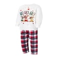 thumbnail image 4 of Christmas Family Pajamas Set Reindeer Pattern Tops And Pants, 4 of 9