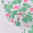 thumbnail image 4 of HNMKIU Wraps Irish Saint Classic Pattern Printed Long Scarf Women's Shawl Wrap Red,A, 4 of 6