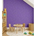 thumbnail image 4 of S4Sassy Penguin Print Wallpaper - Purple Wall Covering, 25" x 360" Self-Adhesive Vinyl Walls Paper, Wallwrap, Easy DIY Wall Covering For Kids Bedroom, Kids room wall decor, Playroom wallpaper, 4 of 9