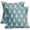 Blue, variant on Christmas Pillow Covers 20x20 Set of 2 Light Blue Xmas Tree Rustic Style Winter Print Decorative Outdoor Pillowcases Farmhouse Vintage Holiday Decorations Throw Cushion Case Decor for Couch Sofa Bed