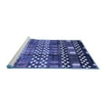 thumbnail image 2 of Ahgly Company Machine Washable Indoor Rectangle Abstract Blue Modern Area Rugs, 4' x 6', 2 of 4