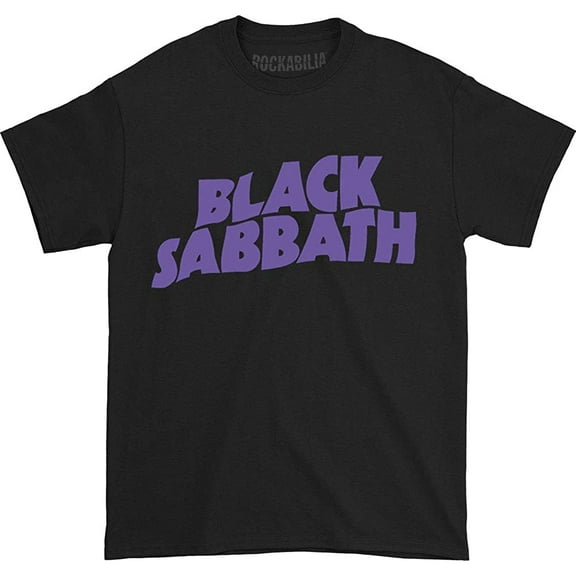BLACK SABBATH Classic Purple Logo T-Shirt M