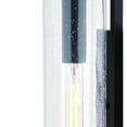 thumbnail image 5 of Vaxcel Morgan Park 20-in H 1 Light Black Dusk to Dawn Contemporary Outdoor Wall Lantern Clear Glass, 5 of 5