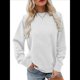 thumbnail image 1 of Sudaderas Informales de Cuello Redondo para Mujer, Camisetas de Larga y Corte Holgado para Otoño. S, 1 of 6