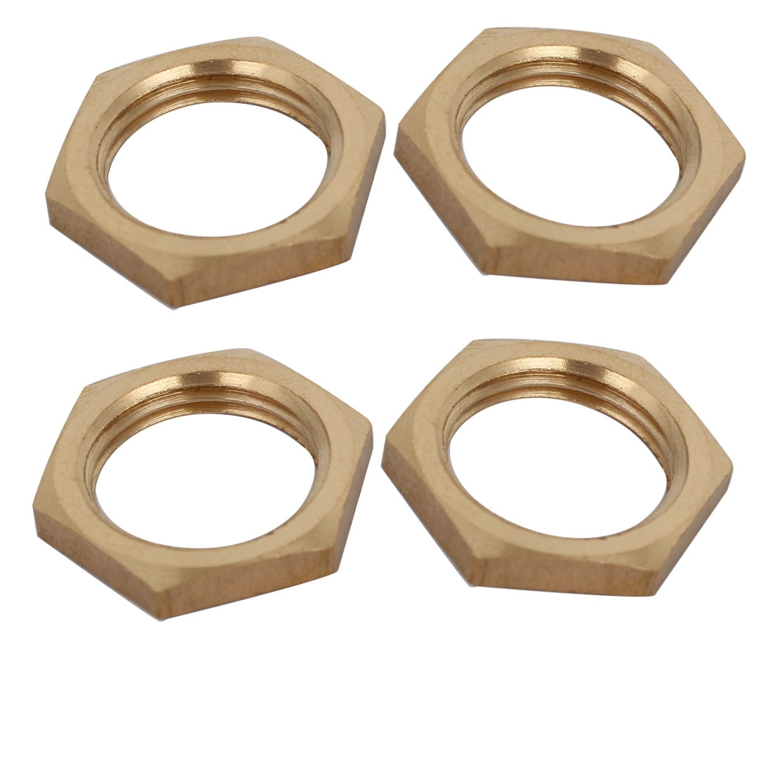 3/8BSP Female Thread Brass Pipe Fitting Hex Lock Nut 4pcs Walmart Canada