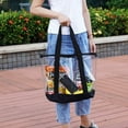 thumbnail image 5 of Large Clear Tote Bag, Fashion PVC Shoulder Handbag for Women, Clear Stadium Bag for Security Travel,Shopping,Sports and Work, 5 of 7