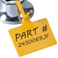 thumbnail image 1 of Box Partners CTID86 Attaches de Câble d'Identification Jaunes 9 Po. No. de 120, 1 of 1