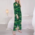 thumbnail image 4 of Bingfone Womens Pajama Sets St Patrick'S Day9 Print,Long Sleeve Loungewear Pajamas Set-Xx-Large, 4 of 9