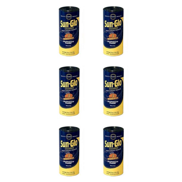 Sun Glo Shuffleboard Wax Speed 3 / Brown Bear 6 Pack