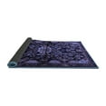 thumbnail image 2 of Ahgly Company Indoor Rectangle Persian Blue Traditional Area Rugs, 2' x 5', 2 of 4