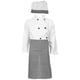 thumbnail image 2 of 1 juego de rol para niños, disfraz de chef, abrigo de cocina, gorro de panadero, delantal, suministros de cosplay de chef, 2 of 5