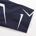 thumbnail image 2 of Camisas Para Hombre Camisas de vestir para hombre Camisa informal con botones de manga larga y corta con cuello de banda ajustada (Navy, S), 2 of 7