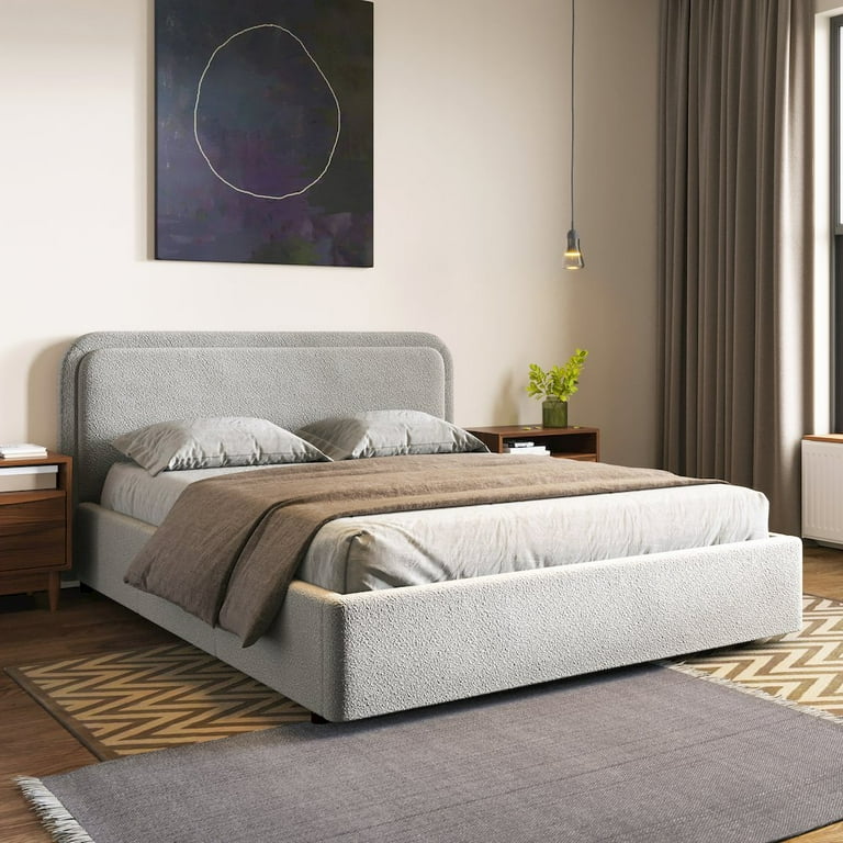 Omax Decor Chloe Queen Size Bed, Modern Contemporary Style