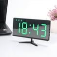 thumbnail image 1 of Alarm Clock,Led Small Digital Alarm Clock For Bedrooms,Hot Selling Concise Colorful Screen Weather Clock Temperature and Humidity On The Same Screen Electronic Alarm Clock Backlit Calendar Clock, 1 of 8