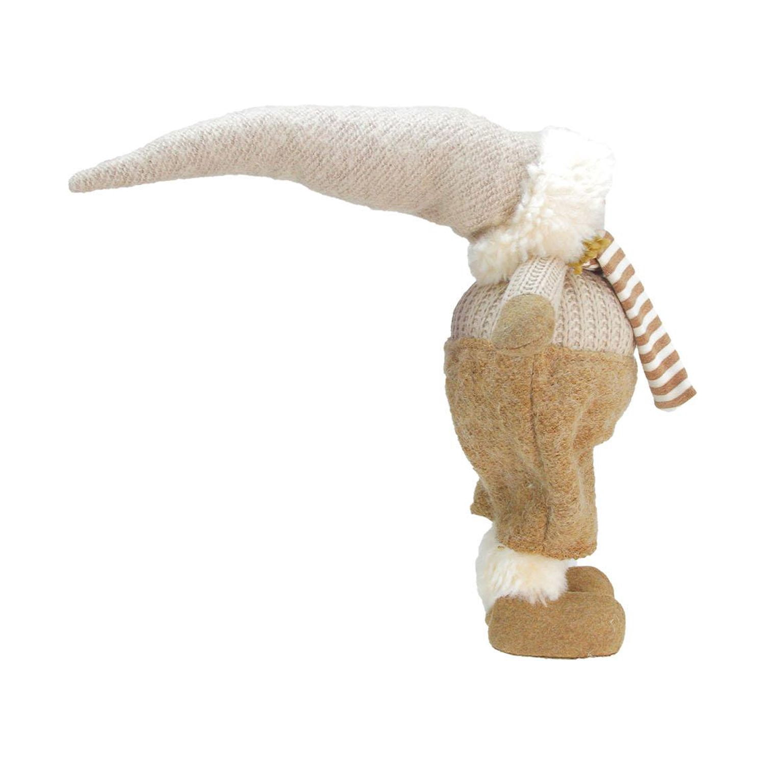 12" Decorative Champagne Boy in Pants Christmas Table Top Figure