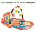 thumbnail image 1 of Baby Play Mat Activity Gym, Dinosaur Music Pedal Piano Workout Stand Crawl Mat -, 1 of 5