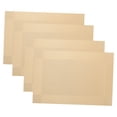 thumbnail image 5 of RUNROTOO 4Pcs Heat Resistant PVC Table Mat for Dining Table Golden Color Modern Practical, 5 of 8