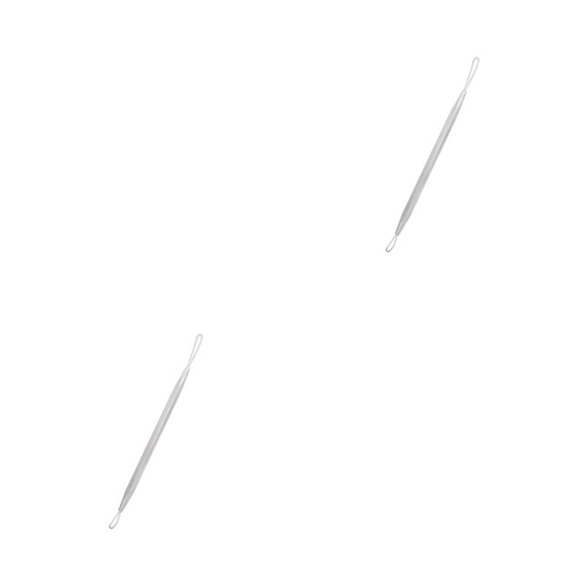 Seitruly Extractor de espinillas portátil de acero inoxidable para el acné Recolector de espinillas Tipo 6 2Conjunto