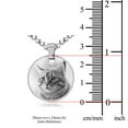 thumbnail image 4 of Photos Engraved - Photo Personnalisée Pendentif Rond Gravé en Acier Inoxydable - Gravure sur le Côté Libre - 18 Po Chaîne Incluse - W-MCPM, 4 of 6
