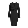 thumbnail image 3 of Robe de Soirée Cocktail Bodycon Bandage Manches Longues pour Femme, 3 of 6