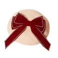 thumbnail image 2 of SAYOO Little Girl's Beret Hat, French Style Winter Warm Artist Beanie Cap with Rhinestone Bow, 2 of 5