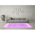 thumbnail image 3 of Ahgly Company Indoor Rectangle Oriental Purple Traditional Area Rugs, 7' x 9', 3 of 4