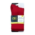 thumbnail image 2 of Athletic Works Unisex Baseball/Softball Socks, 2-Pair Pack, Red, 2 of 8