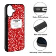 thumbnail image 2 of WIRESTER Shockproof Soft Rubber Cover Case for Apple iPhone 17 6.3" 2025, Red Composition Book, 2 of 5